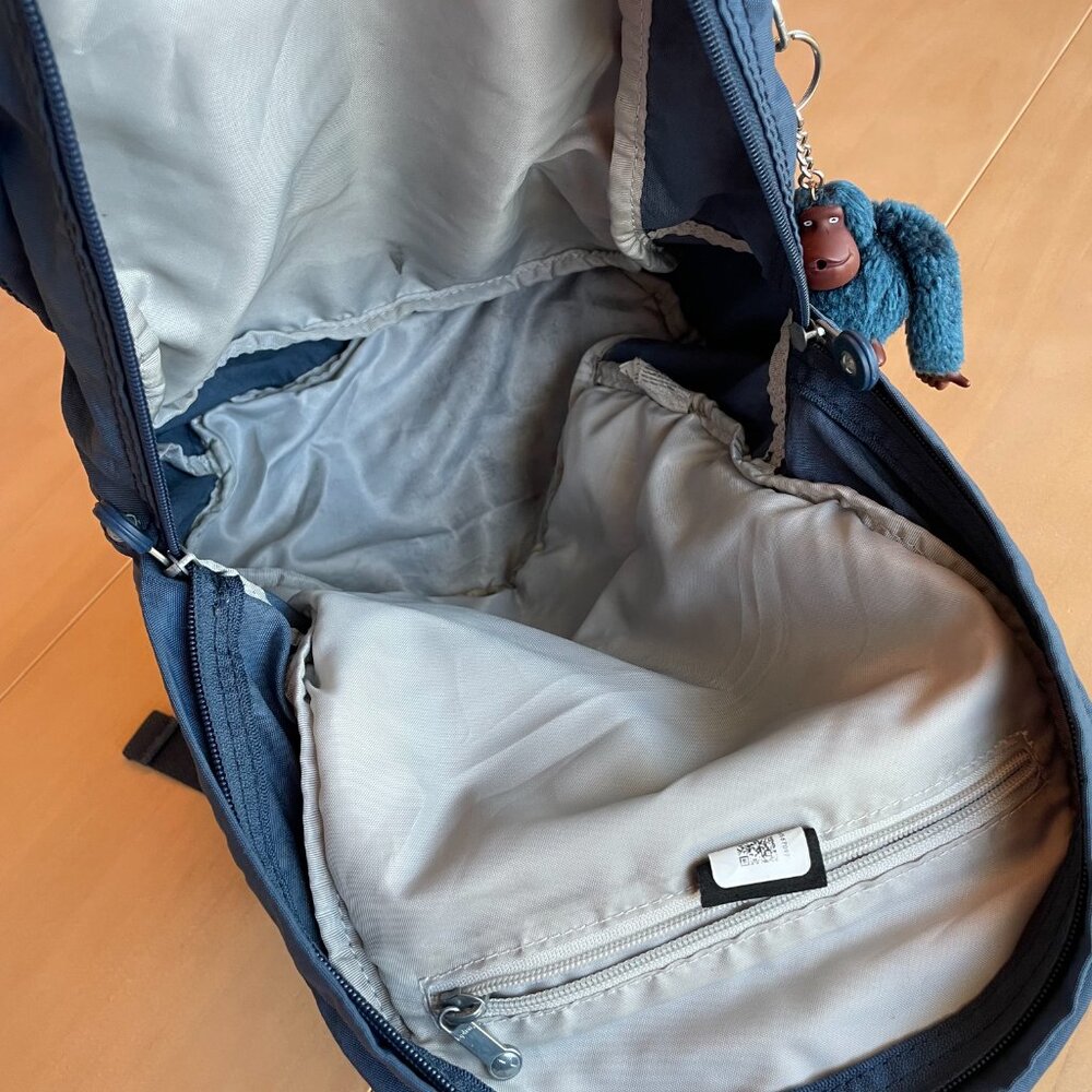 Kipling Challenger Medium Backpack With Furry Mon… - image 7